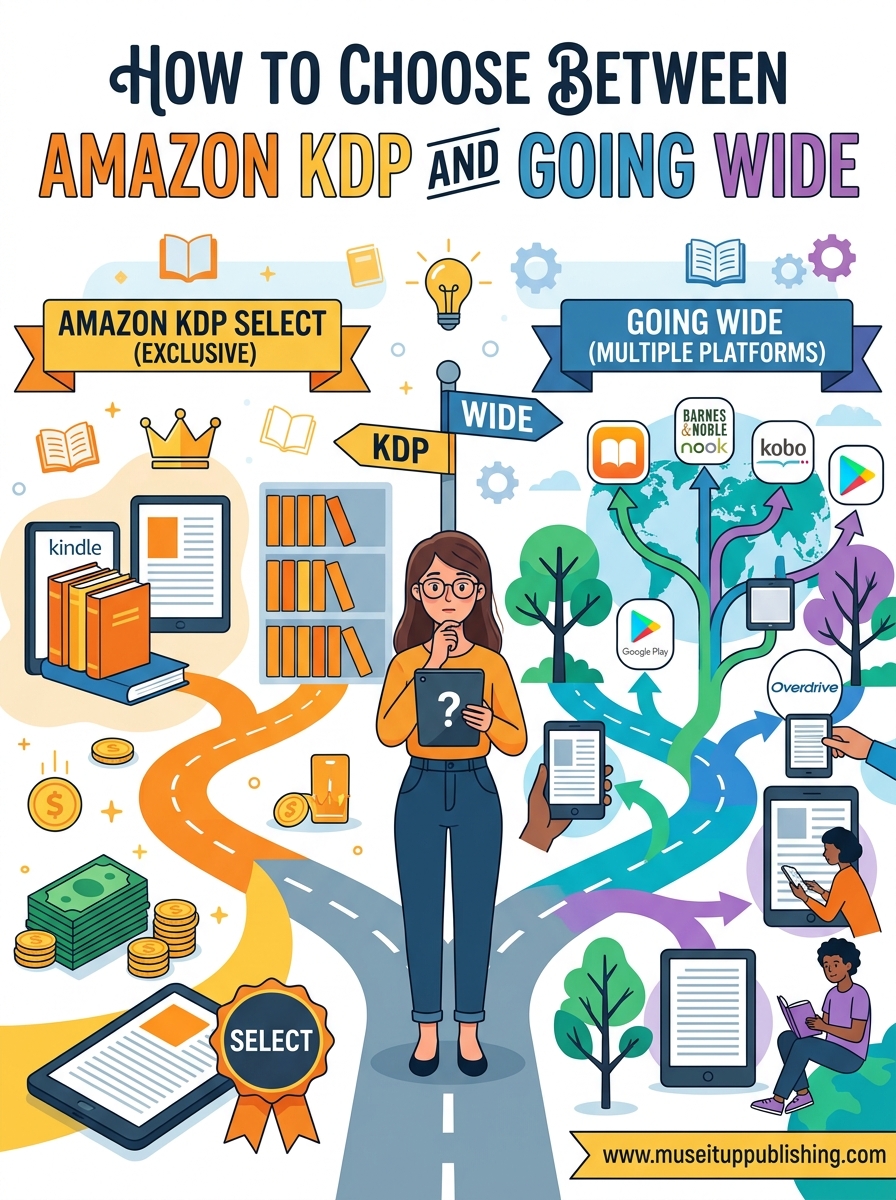 How to Choose Between Amazon KDP and Going Wide