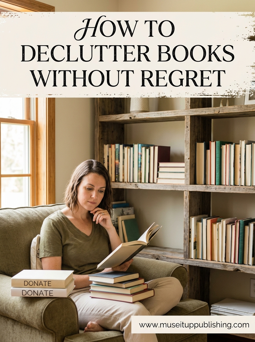 How to Declutter Books Without Regret