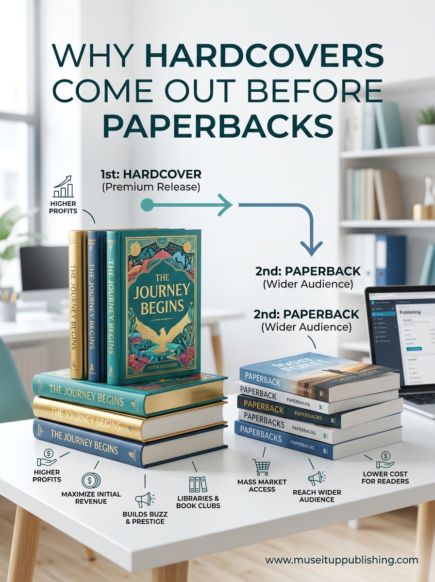 Why Hardcovers Come Out Before Paperbacks