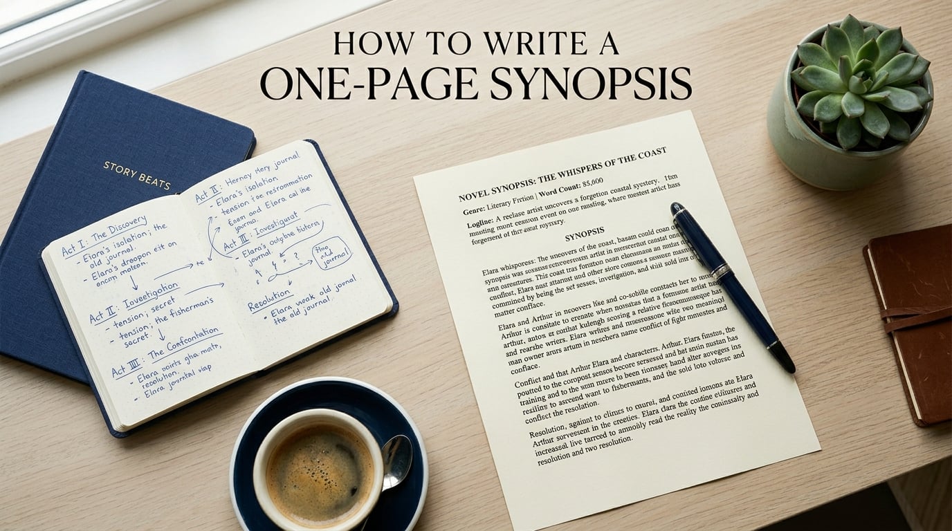 How to write a one page synopsis for your novel