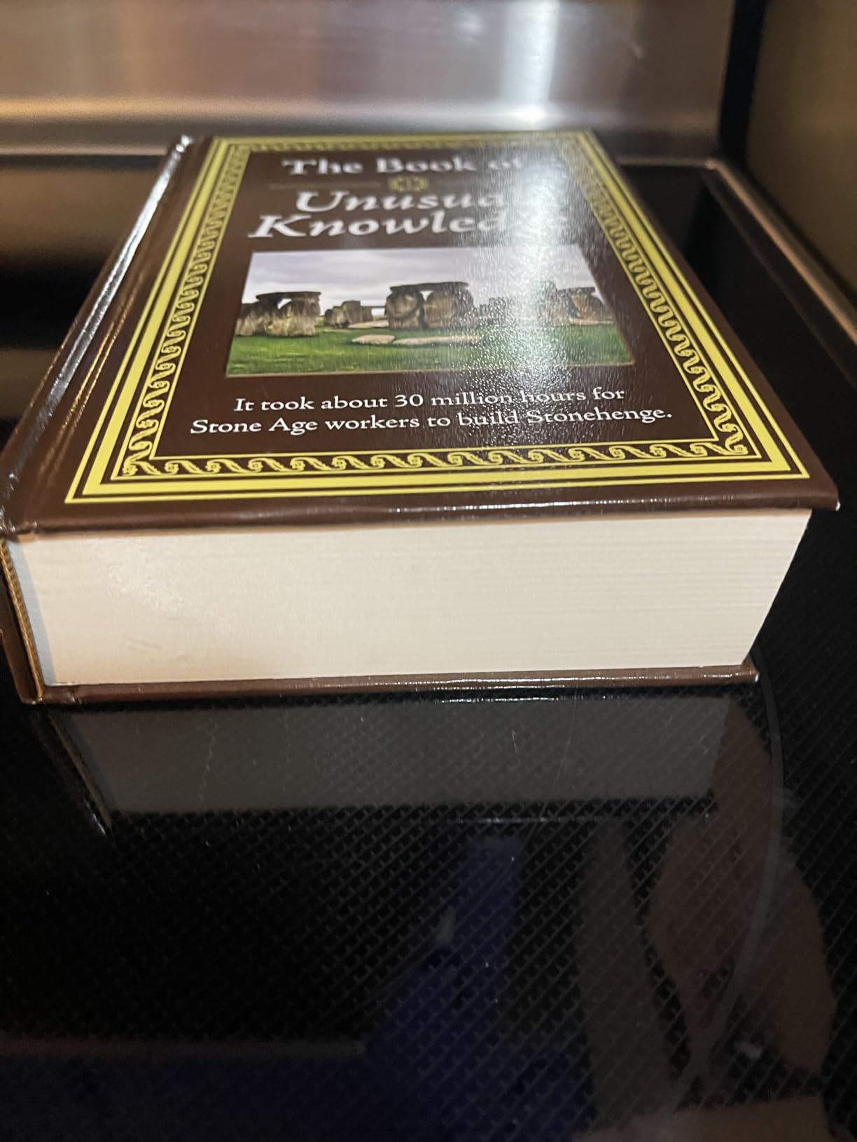 The Book of Unusual Knowledge: Big Book of Fascinating Facts & Information | Hardcover Gift for Trivia Buffs, Curious Minds, Adults, Dad & Knowledge Seekers customer photo 1