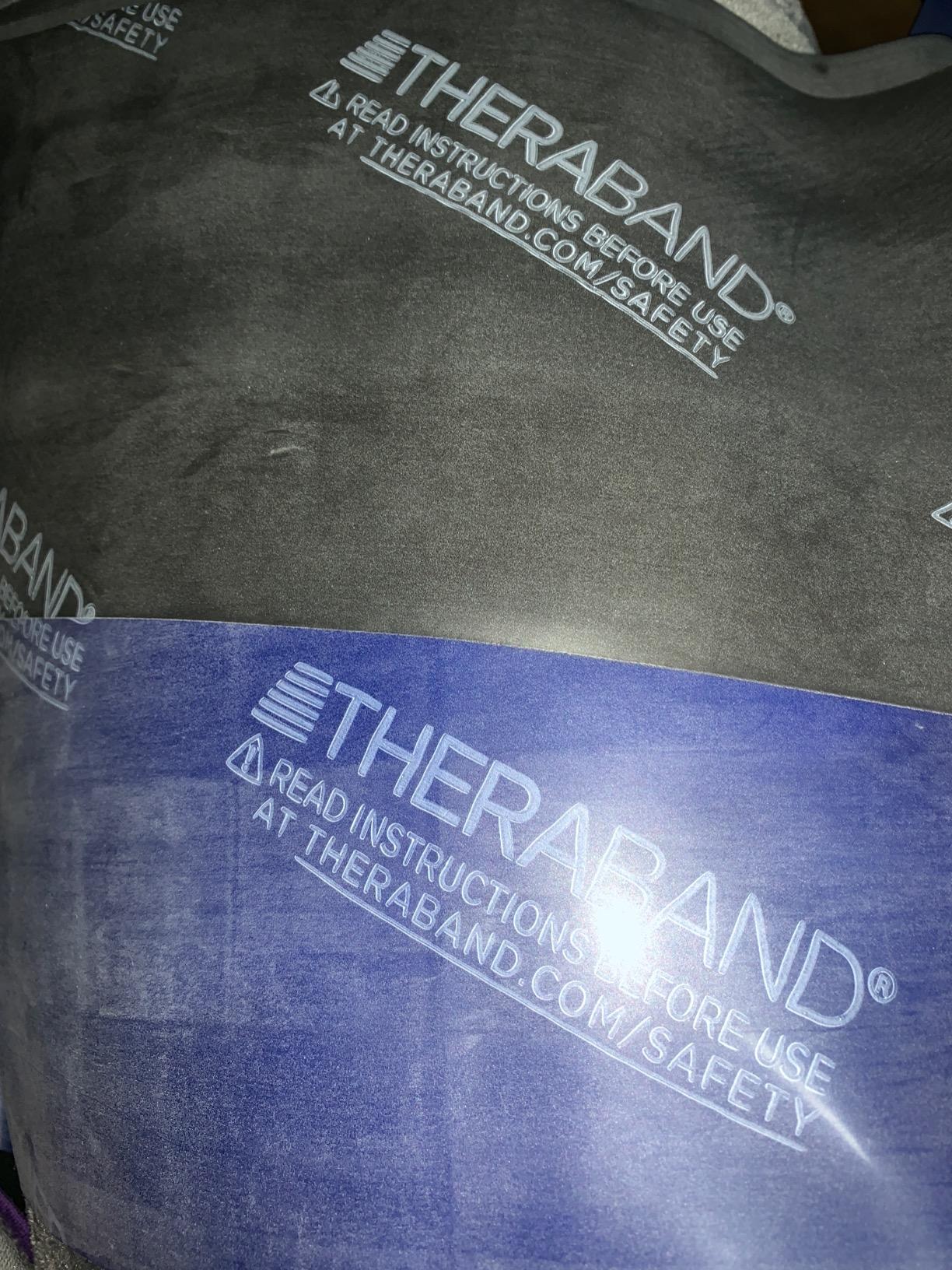 THERABAND Resistance Bands Set, Elastic Bands for Exercise & Physical Therapy, Strength Training for Upper & Lower Body Fitness customer photo 1
