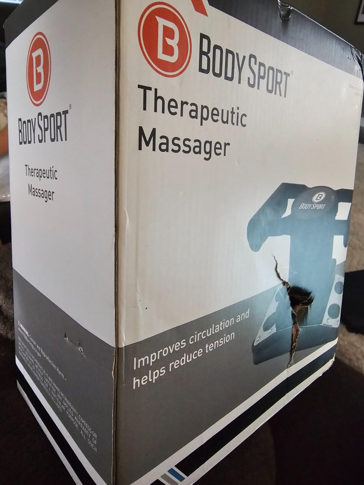 Body Sport Therapeutic Dual Speed Professional Vibrating Massager for Pain & Aching Muscle Relief - High-Powered, Effective, Chiropractic Myofascial Release Tool & Trigger Point Therapy customer photo 2