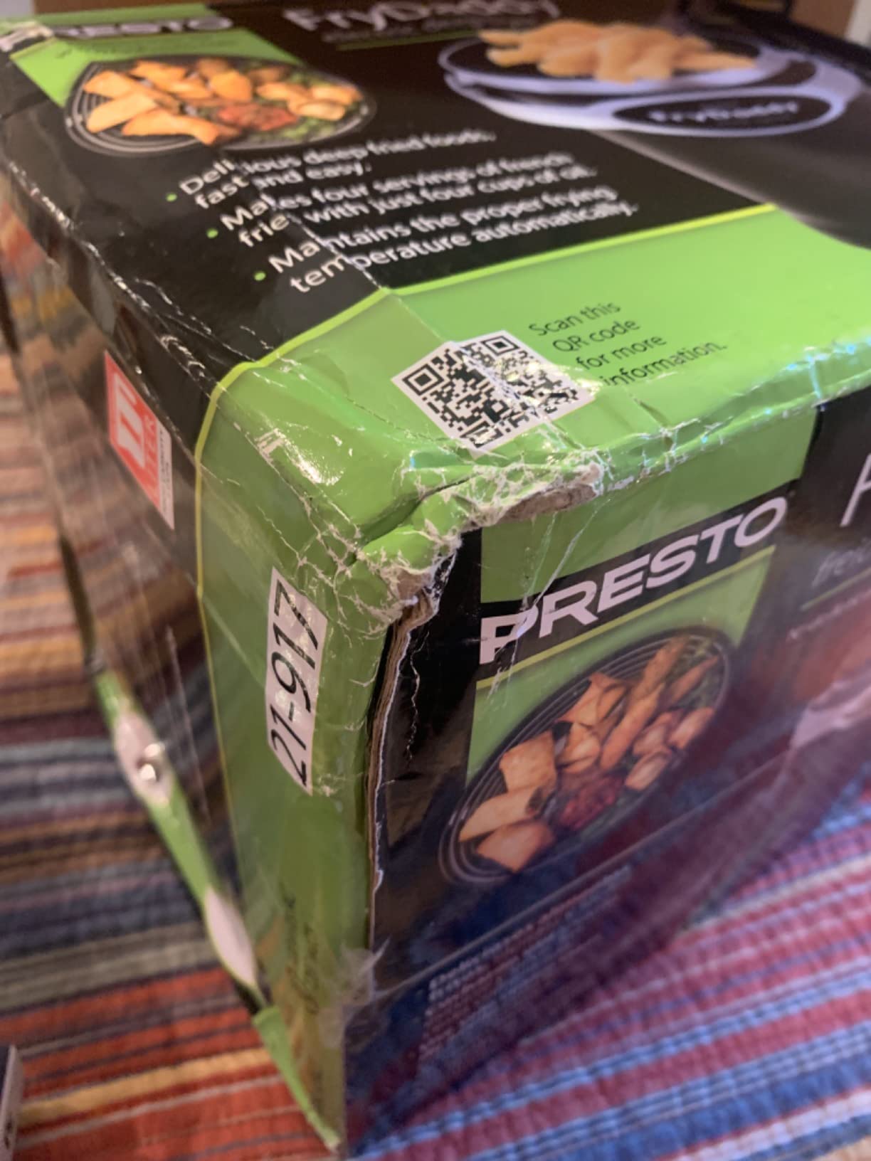 Presto Fry Daddy 4-Cup Electric Deep Fryer, Aluminum customer photo 1