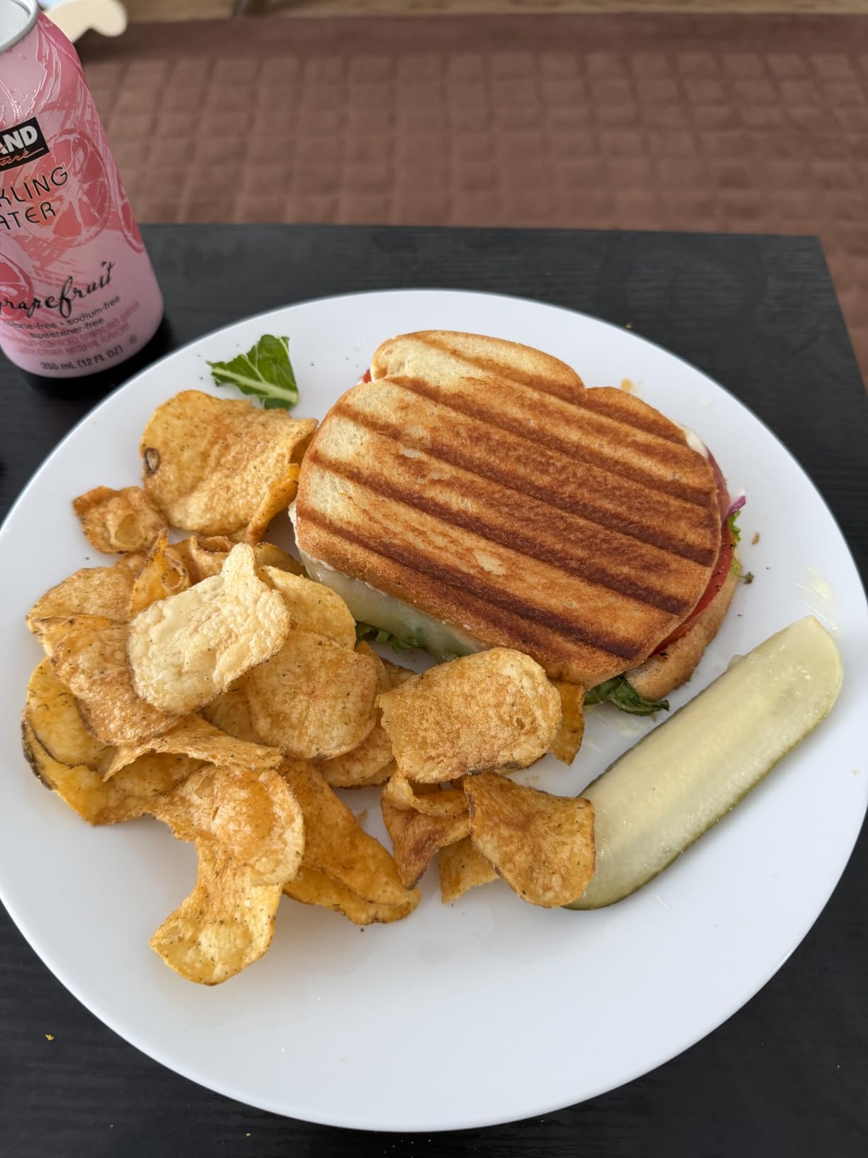 George Foreman 4-Serving Removable Plate Electric Grill and Panini Press, George Tough Non-Stick Coating, Drip Tray Catches Grease, Black customer photo 1