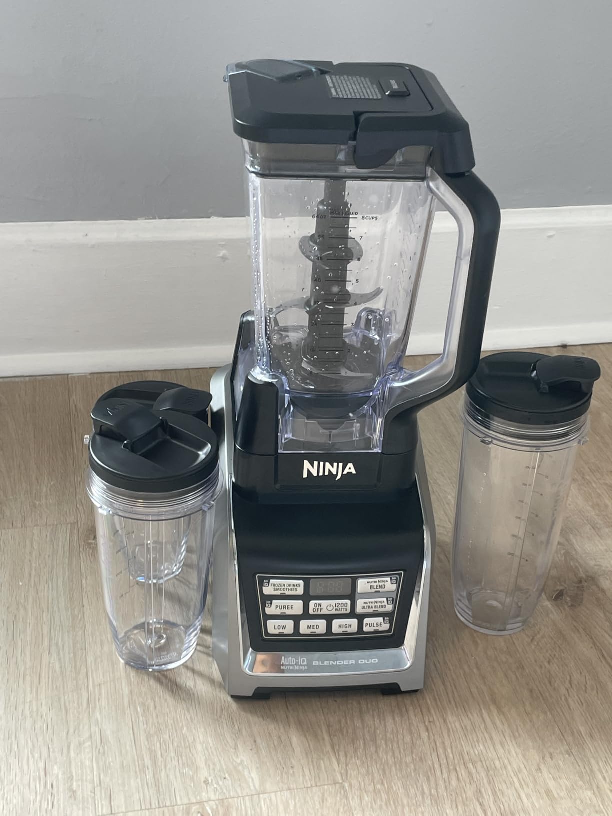Ninja Nutri Personal & Countertop Blender, 1200W Auto-iQ, 72oz Pitcher and To-Go Cups, BL642 customer photo 1