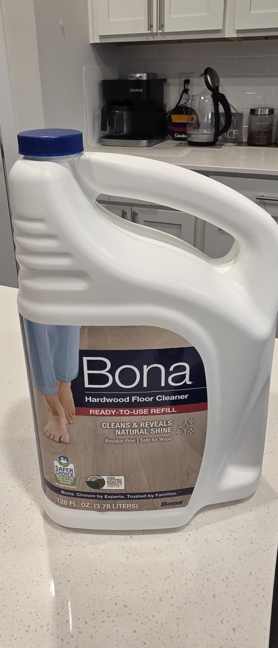 Bona PowerPlus Hardwood Floor Deep Cleaner Spray - 32 fl oz - Refillable | Oxygenated Formula and Residue-Free Floor Cleaning Solution - for Wood Floors customer photo 1