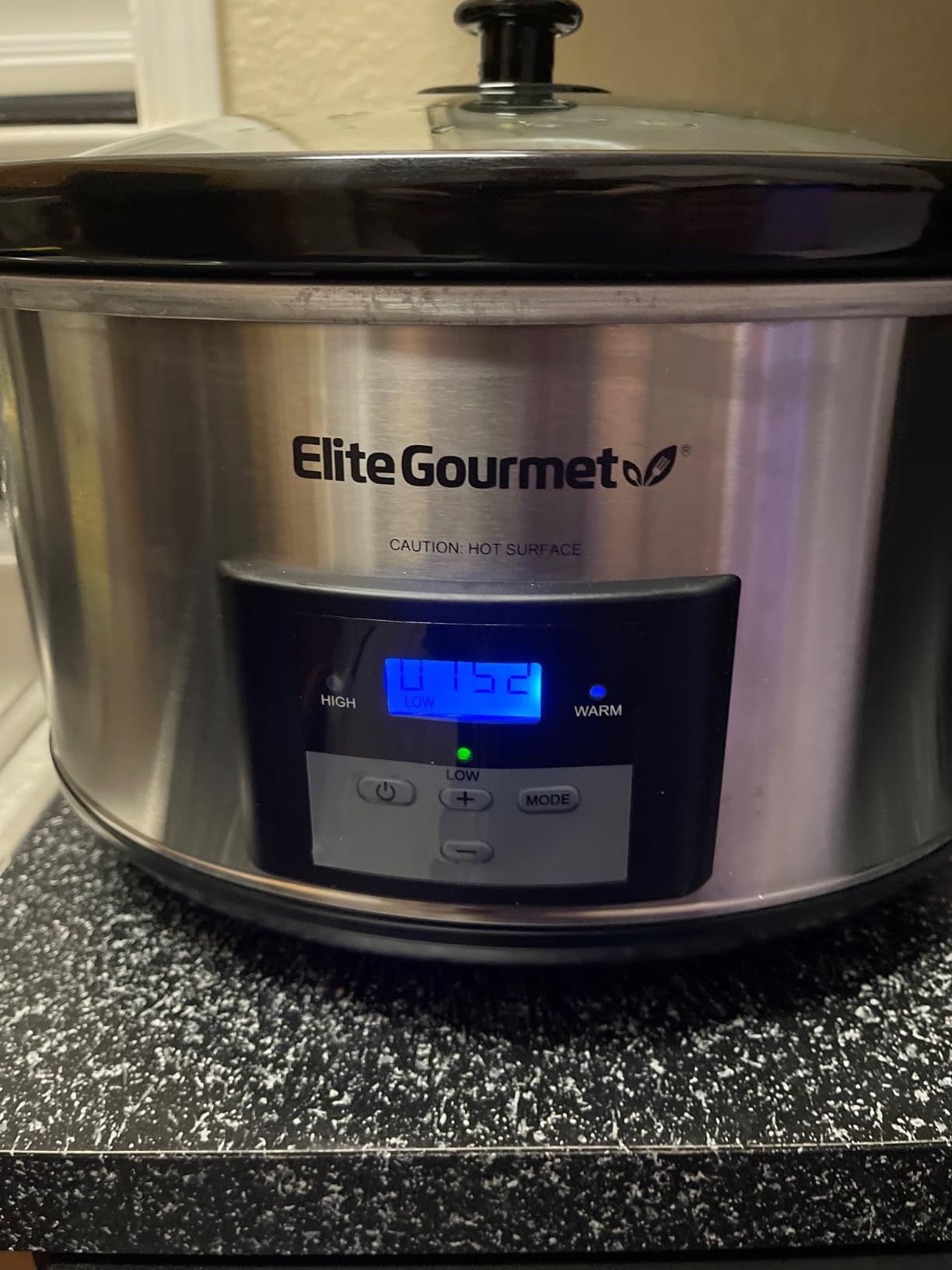 Elite Gourmet MST-900D Digital Slow Cooker, 8.5 Qt, Stainless Steel | Programmable, Adjustable Temp, Dishwasher-Safe Glass Lid & Crock - Great for Entrees, Sauces, Stews & Dips customer photo 2