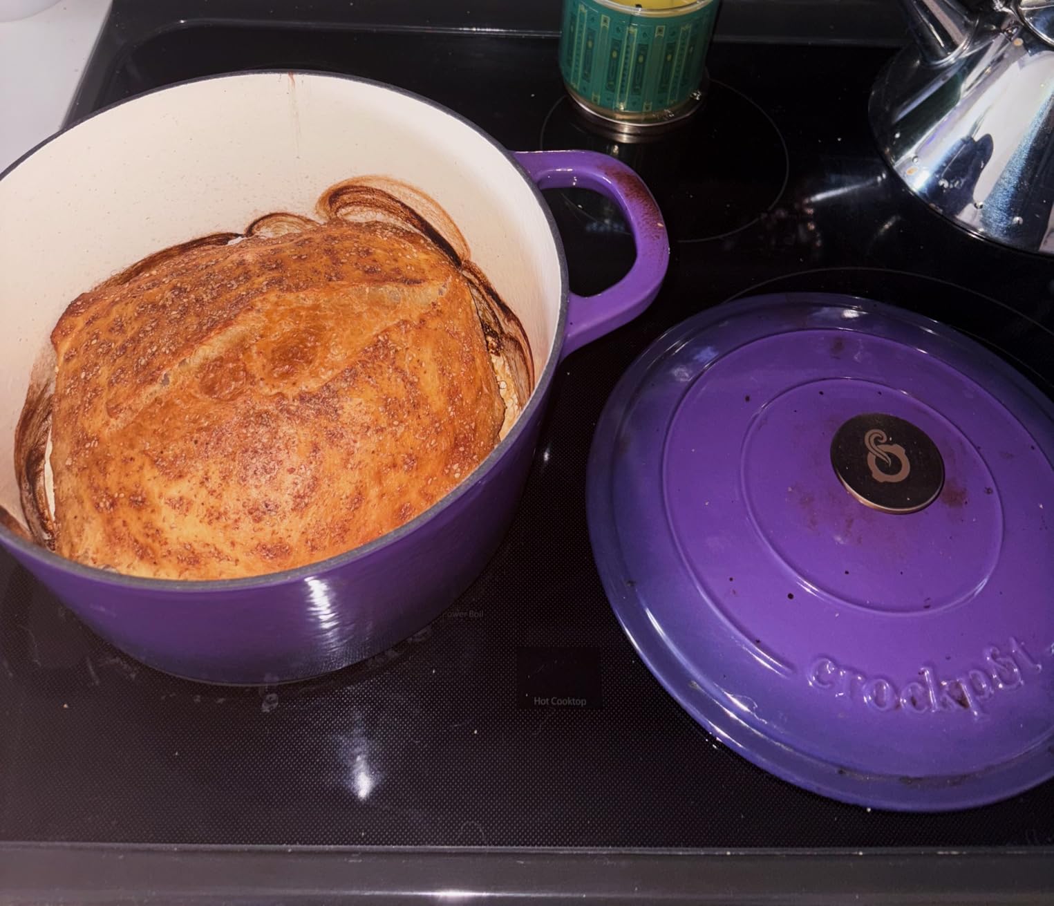 Crock-Pot Artisan 7-Quart Round Enameled Cast Iron Dutch Oven - Slate Gray customer photo 1