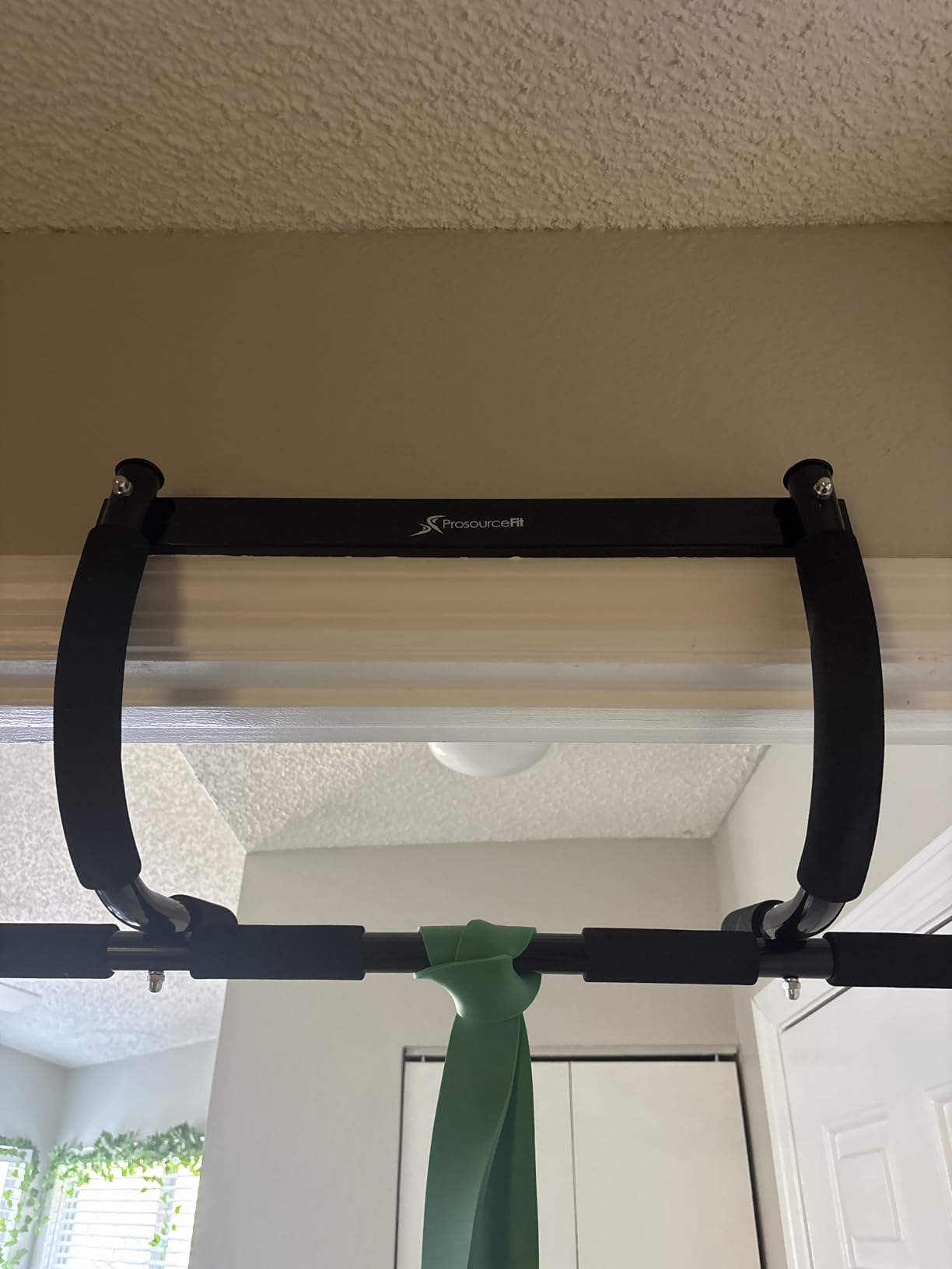 ProsourceFit Pull Up Bar for Multi Use Fitness & Home Gym Exercise customer photo 1