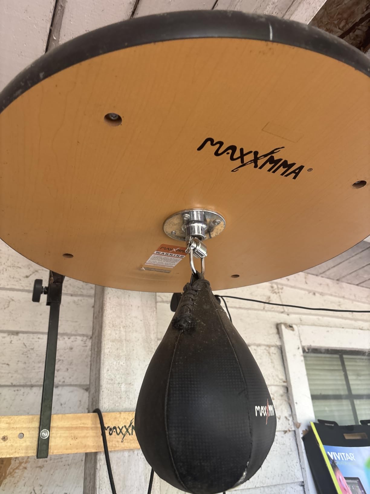 Speed Bag Platform Kit - Heavy Duty Boxing Training Equipment with Punching Ball, Adjustable Height for Home Fitness, Suitable for Boxing and Fitness Enthusiasts customer photo 1
