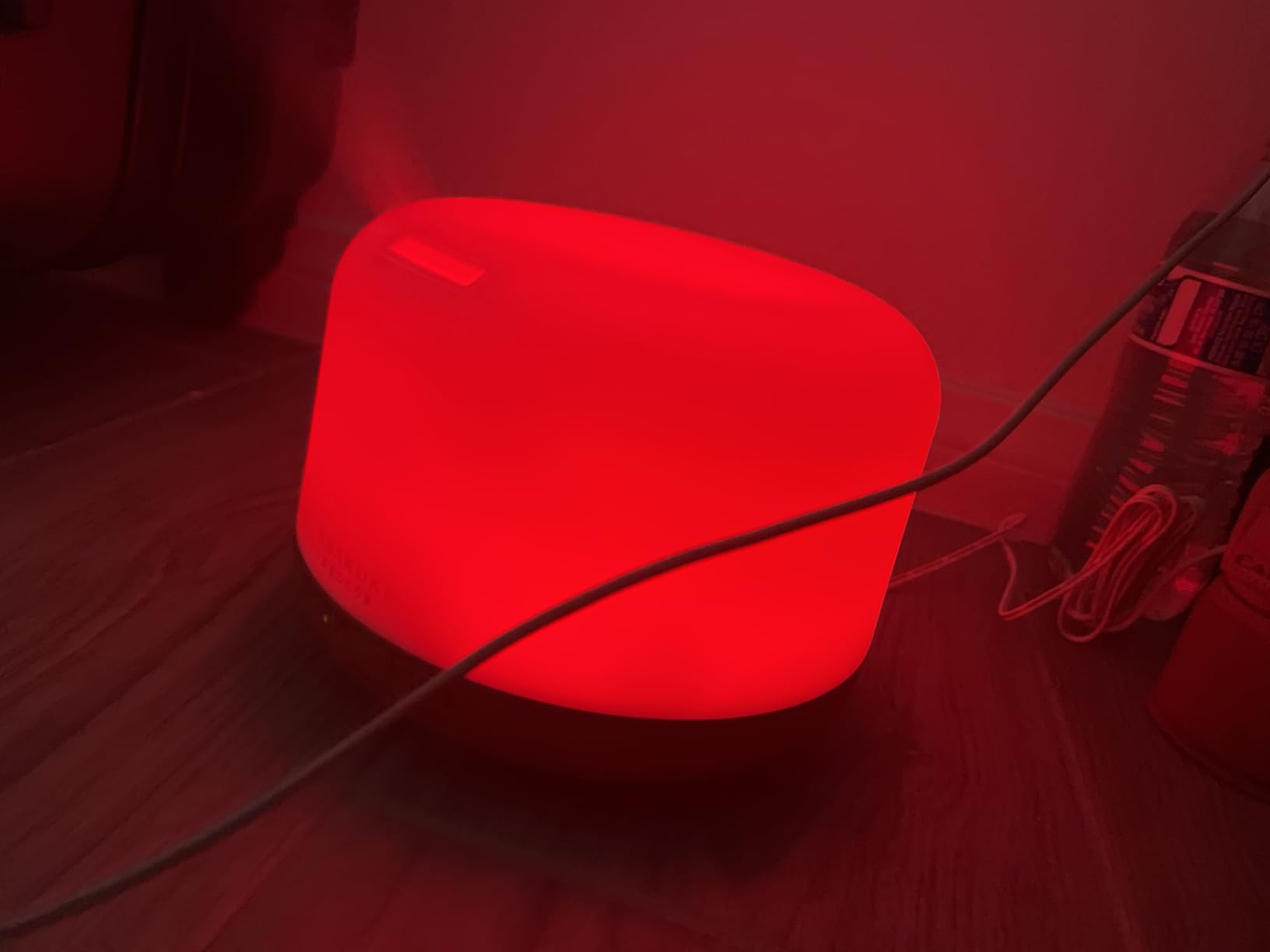 ASAKUKI Essential Oil Diffuser for Home, 500ML Aromatherapy Diffuser Humidifier with Remote Control, 7 Color LED Lights, Quiet Cool Mist Diffuser for Bedroom, Office (Yellow) customer photo 2