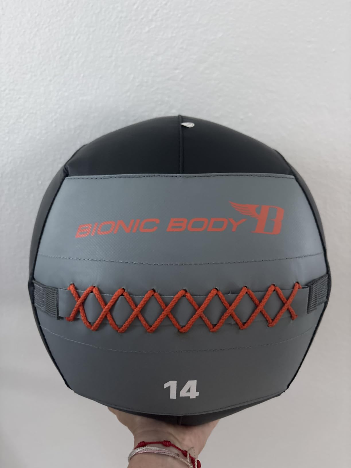 Bionic Body Soft Medicine Ball Weighted Slam Wall Ball for Cardio Workout and Core Training - Ideal for Squat, Lunge, and Partner Toss customer photo 1