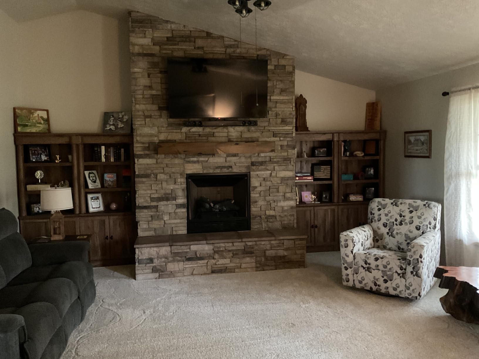 Sauder Palladia Bookcase with Doors, Multiroom Storage, Library Bookcase, Vintage Oak Finish customer photo 1