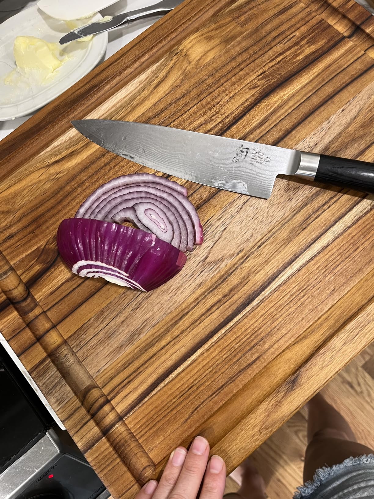 Teakhaus Carving Board with Juice Groove - Large (L) Teak Wood Cutting Board 20