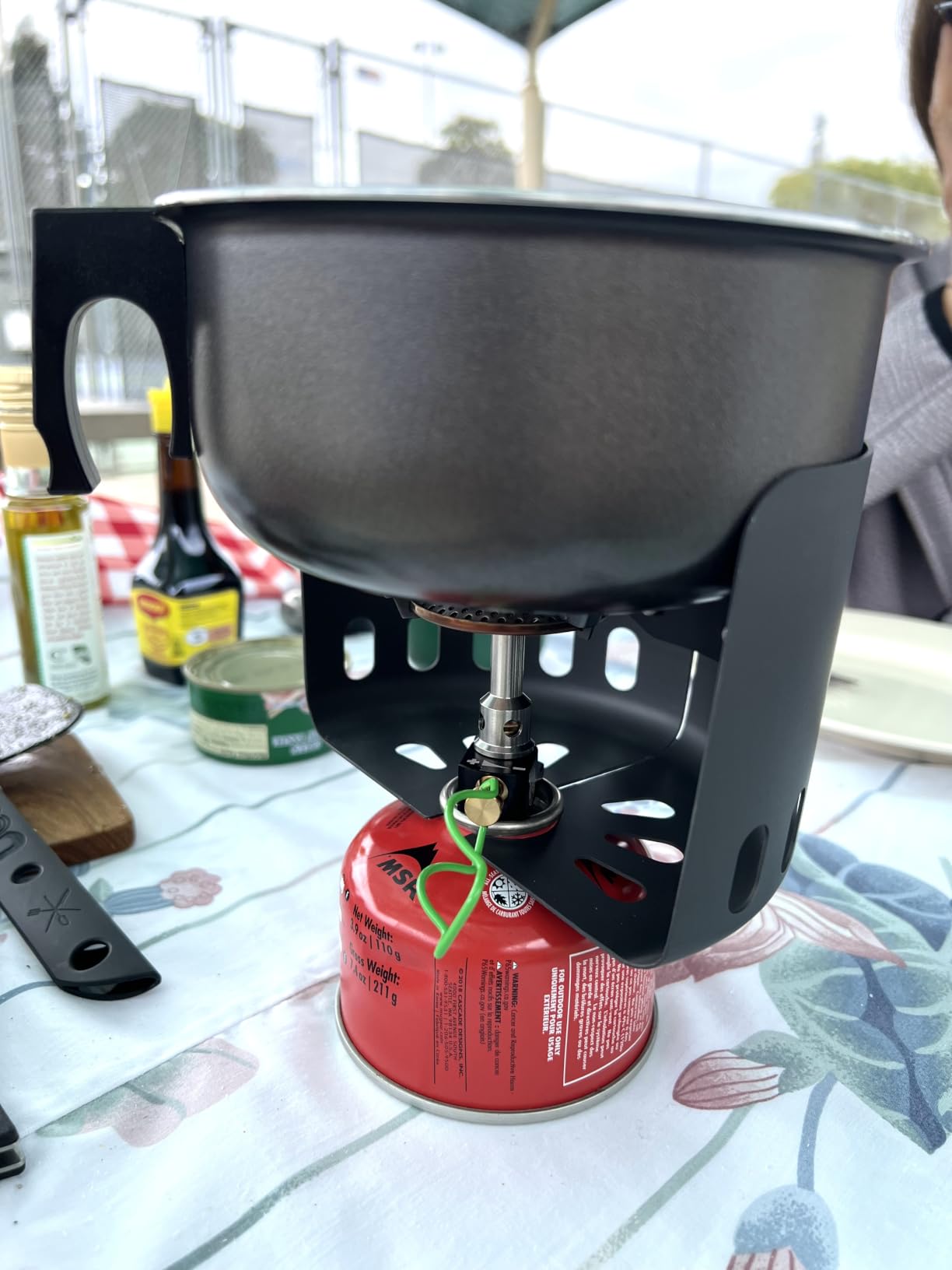 Optimus Crux Lite Solo Cook System with 0.6L Pot - Ultralight Single Burner Backpacking Stove & Pot Kit customer photo 2