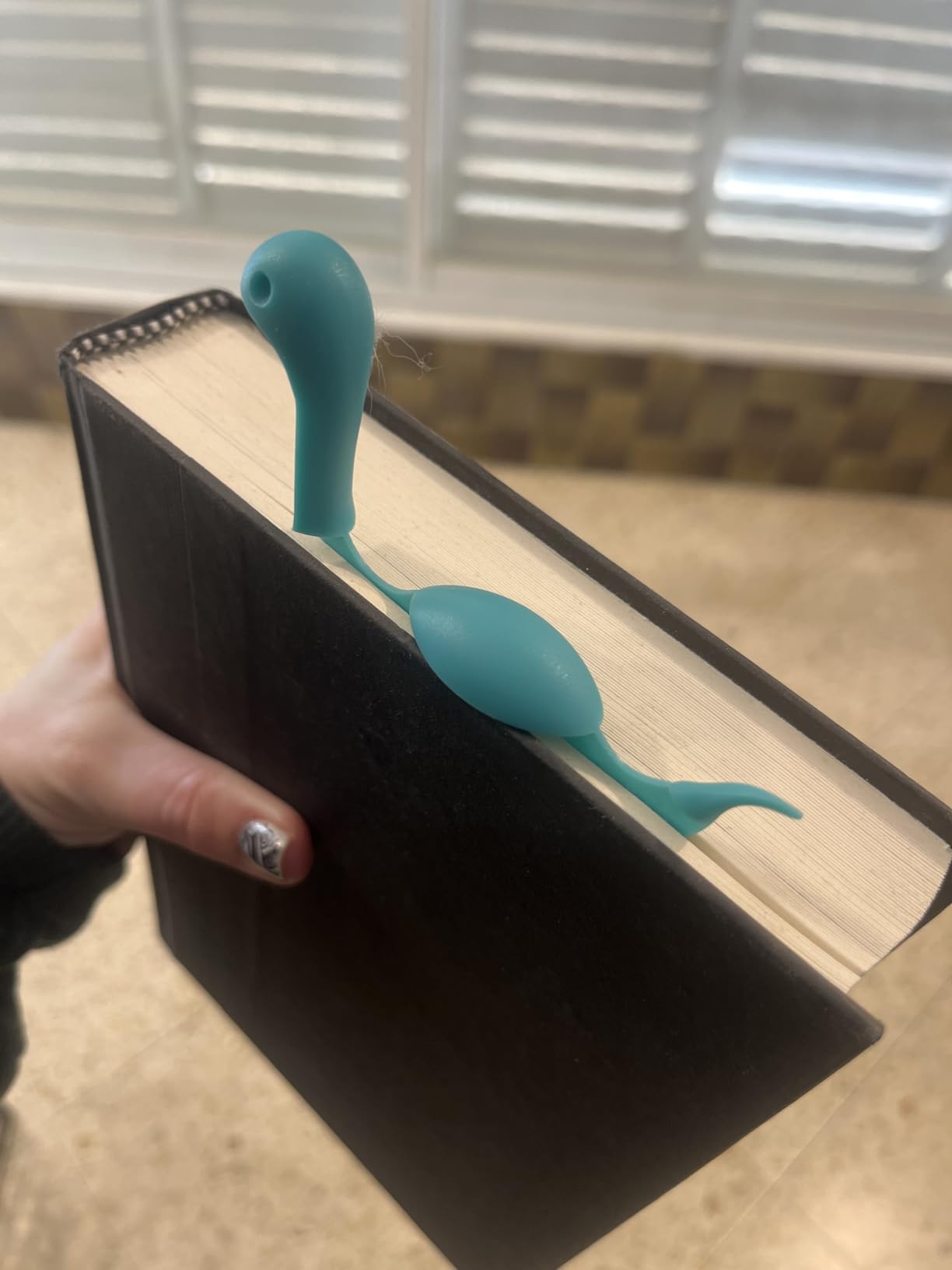 OTOTO Nessie Tale Book Mark - Turquoise Pagekeeper Bookmark - Unique Gifts for Readers, Women & Men - Pretty Lightweight Plastic Manga Bookmark for Girls, Boys, Kids customer photo 1