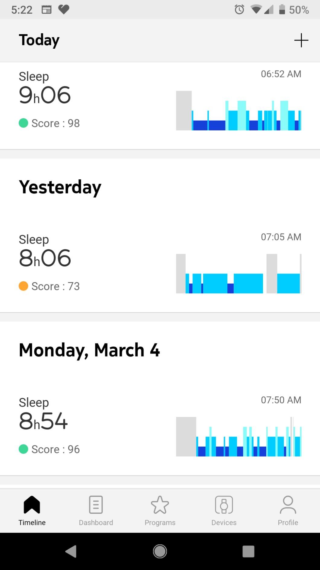 Withings Sleep - Sleep Tracking Pad Under The Mattress With Sleep Cycle Analysis customer photo 2