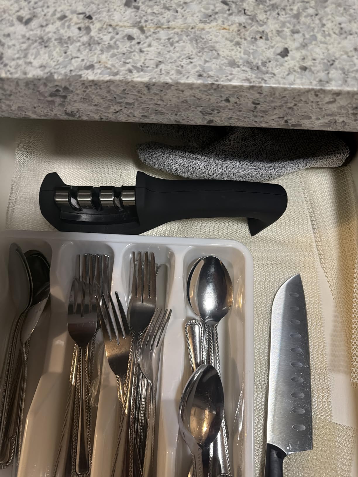 4-in-1 Kitchen Knife Accessories: 3-Stage Knife Sharpener customer photo 2