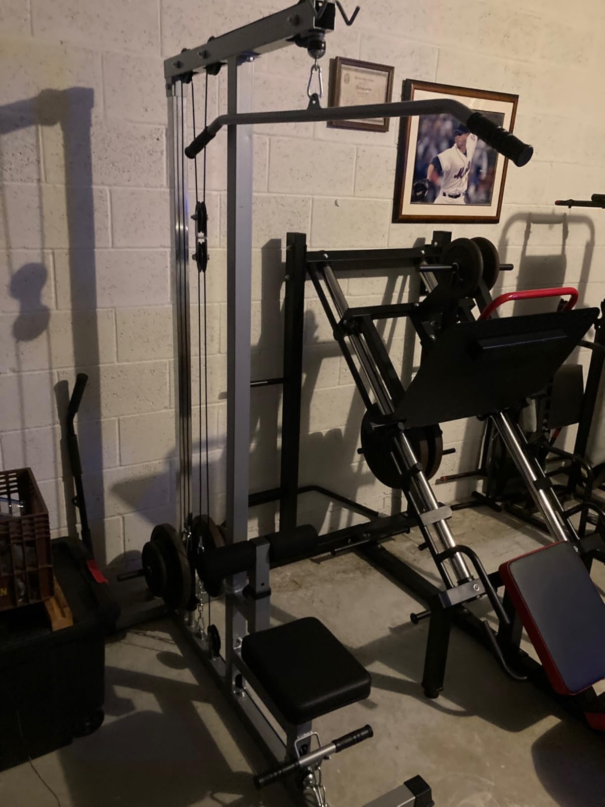 GDLF LAT Pull Down Machine, Low Row Cable Machine for Home Gym | 77