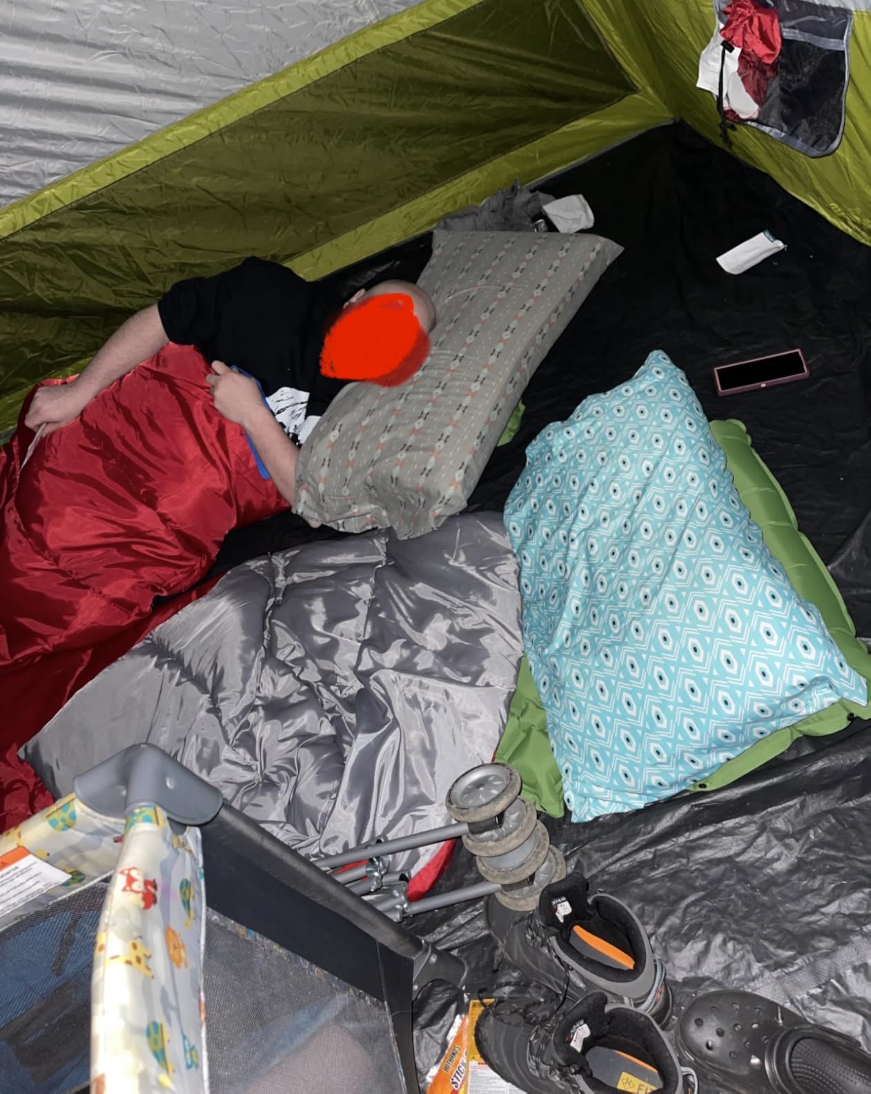 CORE Instant Cabin Tents | Family Cabin Multi Room Pop Up Tents Car Camping | Included Storage Pockets for Camping Accessories customer photo 2