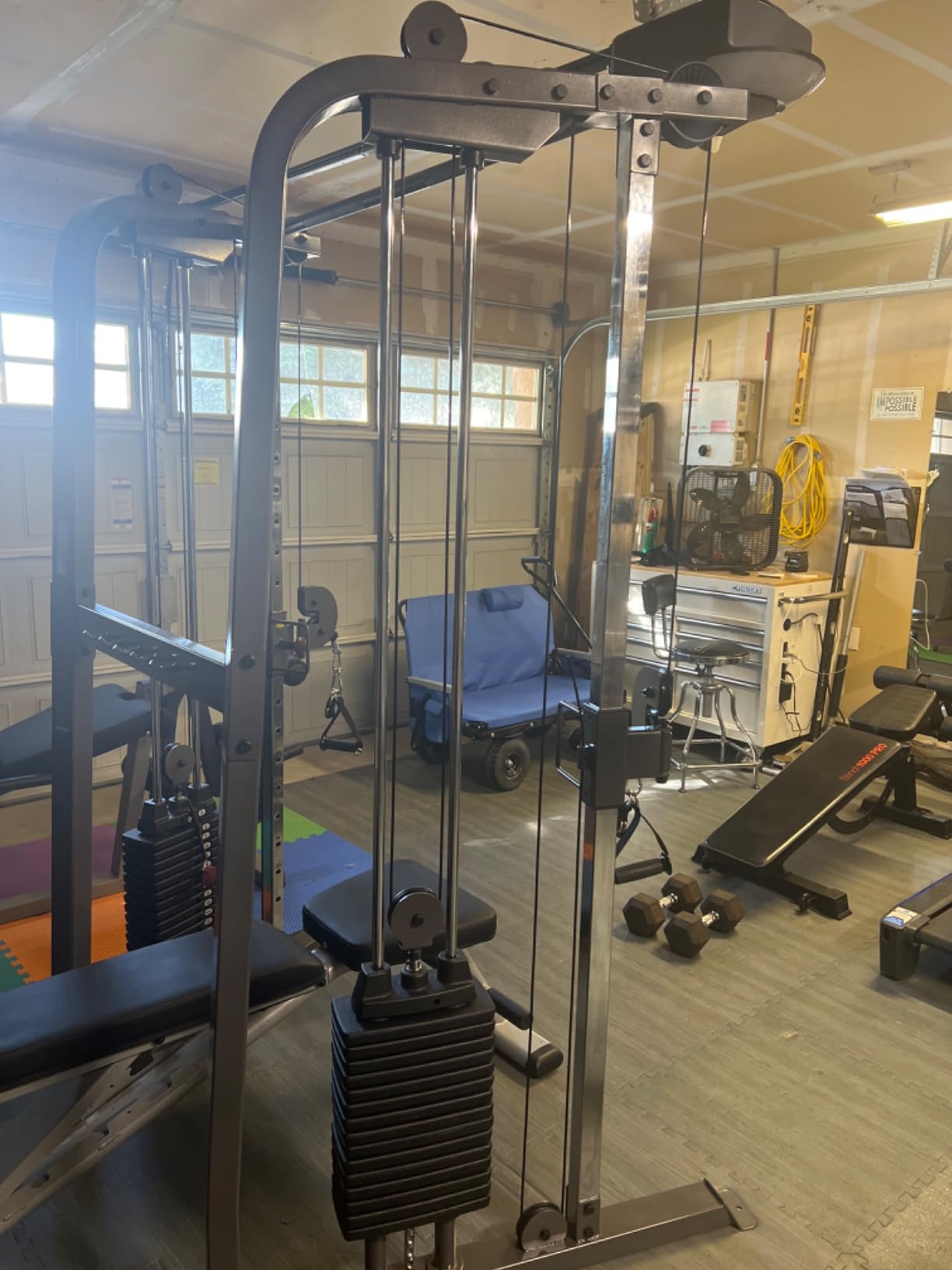 Body-Solid Powerline Cable Crossover Exercise Machine for Home & Commercial Gym, Functional Training Center with Dual Weights Stack customer photo 2