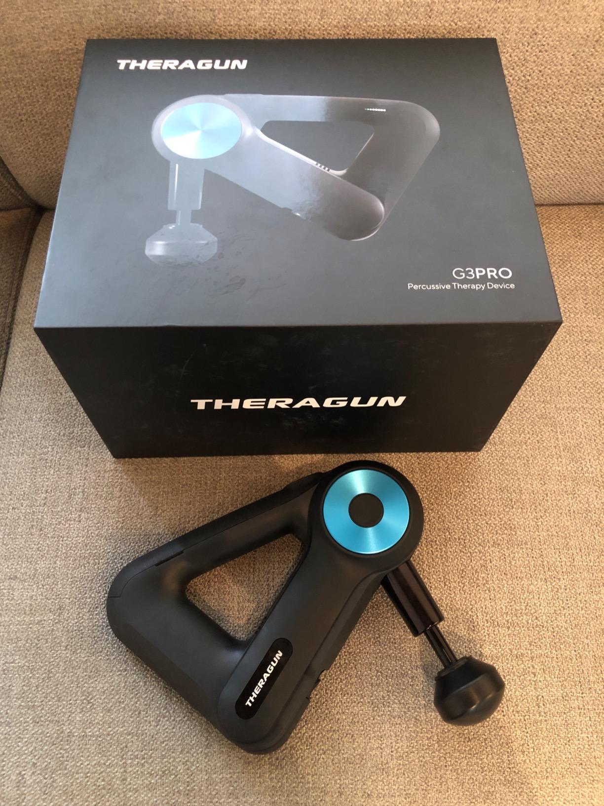 Theragun G3PRO Percussive Therapy Device, Handheld Deep Tissue Professional Massager 50% Quieter than G2PRO Muscle Stimulator For Pain Relief, Recovery, Enhance Performance & Energize The Body customer photo 1
