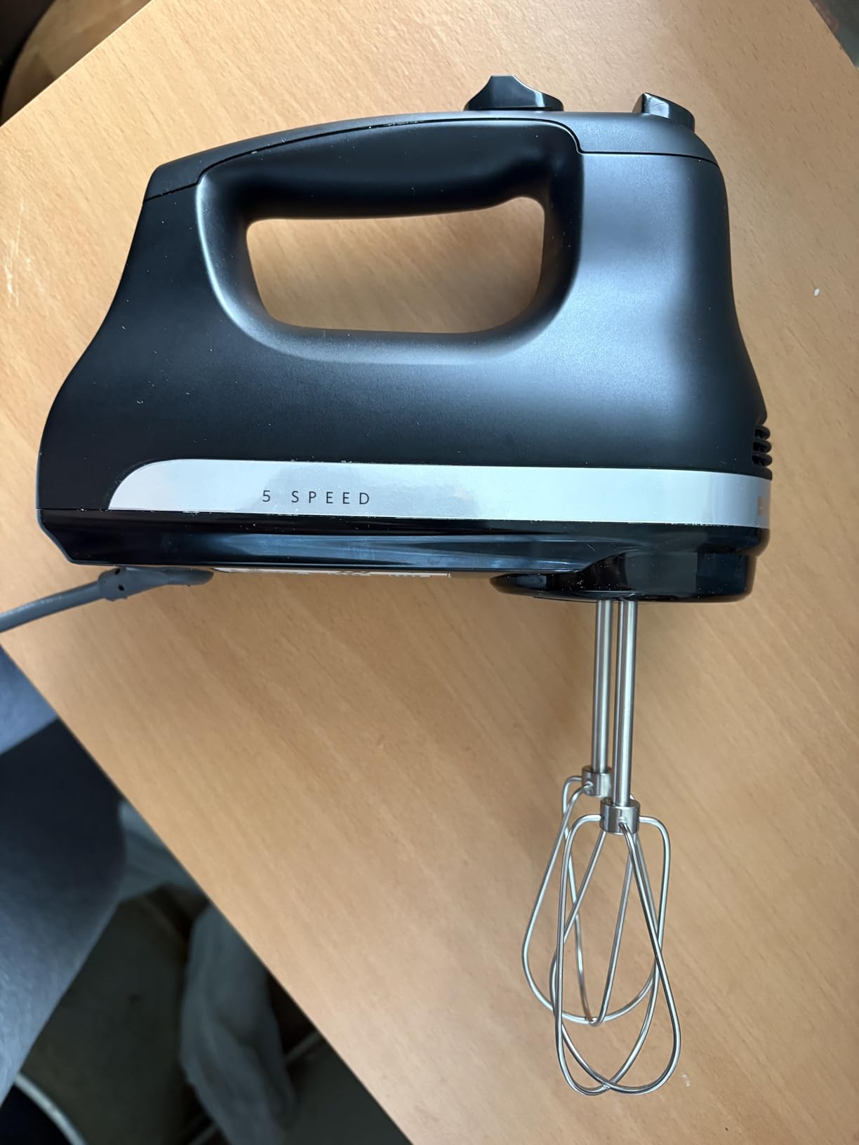 KitchenAid 5 Ultra Power Speed Hand Mixer, KHM512, Ink Blue | 5 Speeds, Lockable swivel cord, Turbo Beaters, Easy release button, Dishwasher-safe beaters customer photo 2