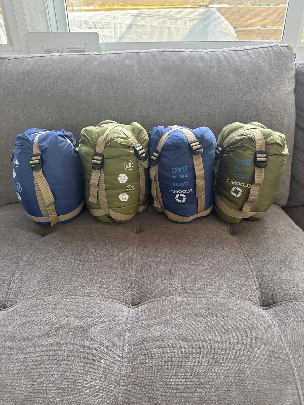 Warm Weather Sleeping Bag - Portable, Waterproof, Compact Lightweight, Comfort with Compression Sack customer photo 1