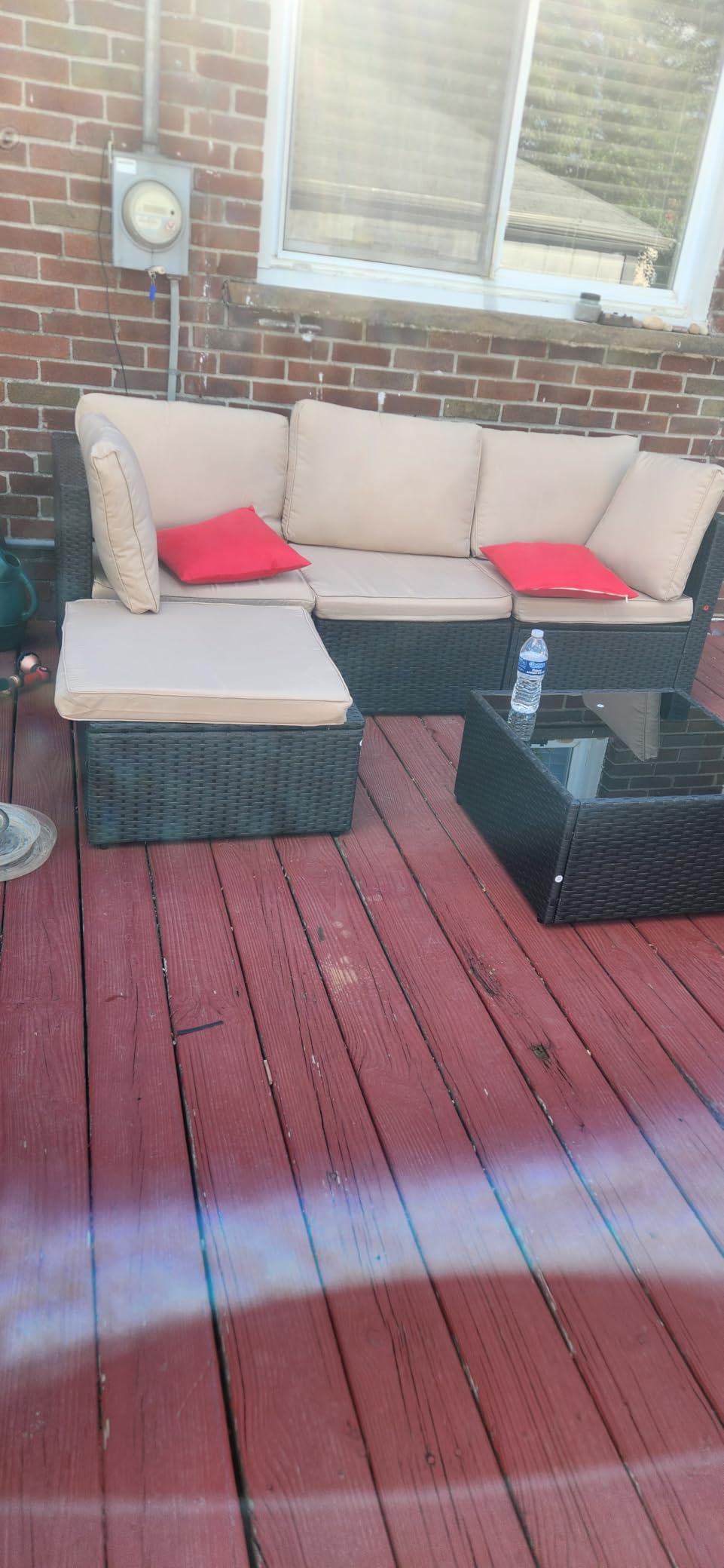 Vongrasig 5 Piece Patio Furniture Sets, Outdoor Patio Set Sectional Sofa customer photo 1