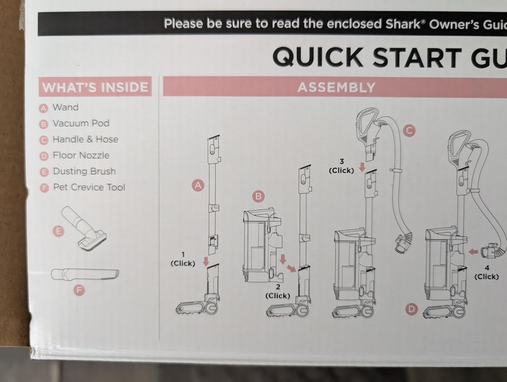 Shark AZ2002 Vertex Powered Lift-Away Upright Vacuum with DuoClean PowerFins, Self-Cleaning Brushroll, Large Dust Cup, Pet Crevice Tool, Dusting Brush & Power Brush, Silver/Rose Gold | DuoClean PowerFins, self-cleaning brushroll, large dust cup, crevice tool, dusting brush, power brush customer photo 2
