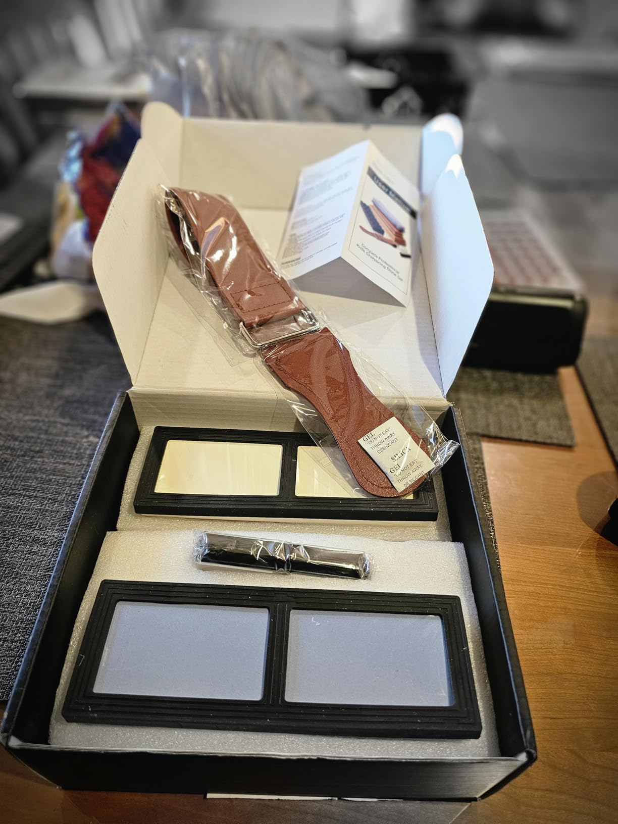 Complete Knife Sharpening Stone Set - Dual Grit Whetstone 400/1000 3000/8000 customer photo 2