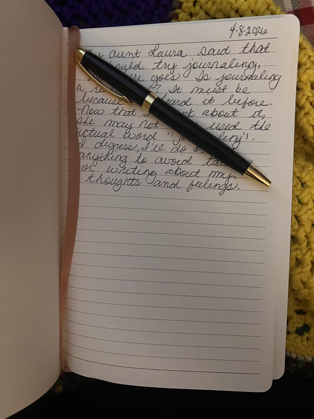 SETTINI Lined Journal - Flower Journal for Writing Gift Set - Hardcover Vegan Leather, Unique Pen Holder, 192 Pages, A5 - Includes Pen and Gift Box - Birthday Gift, Journal for Women customer photo 2