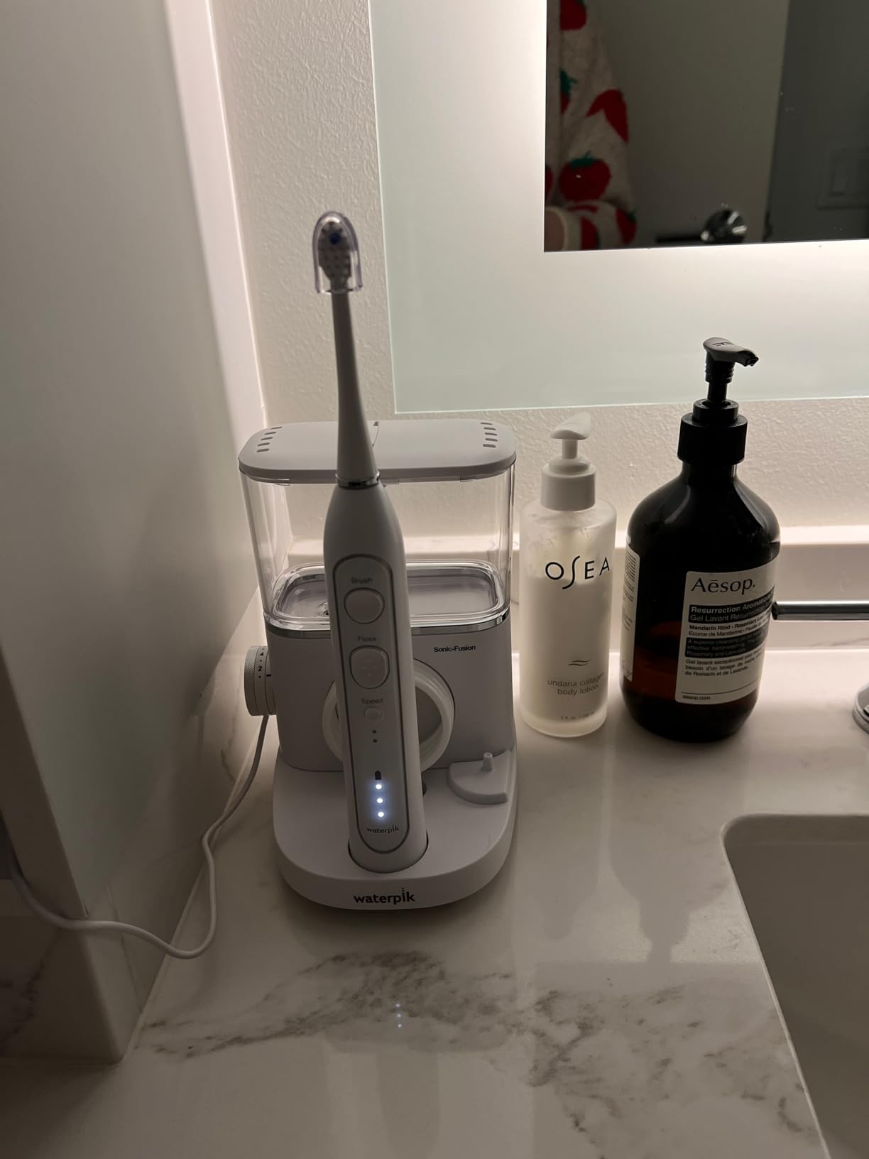 Waterpik Sonic-Fusion 2.0 Professional Flossing Electric Toothbrush with Water Flosser Combo Two In One, For Daily Gum Care and Cleaning Teeth, Braces, Implants, Black SF-04CD012-4 customer photo 2
