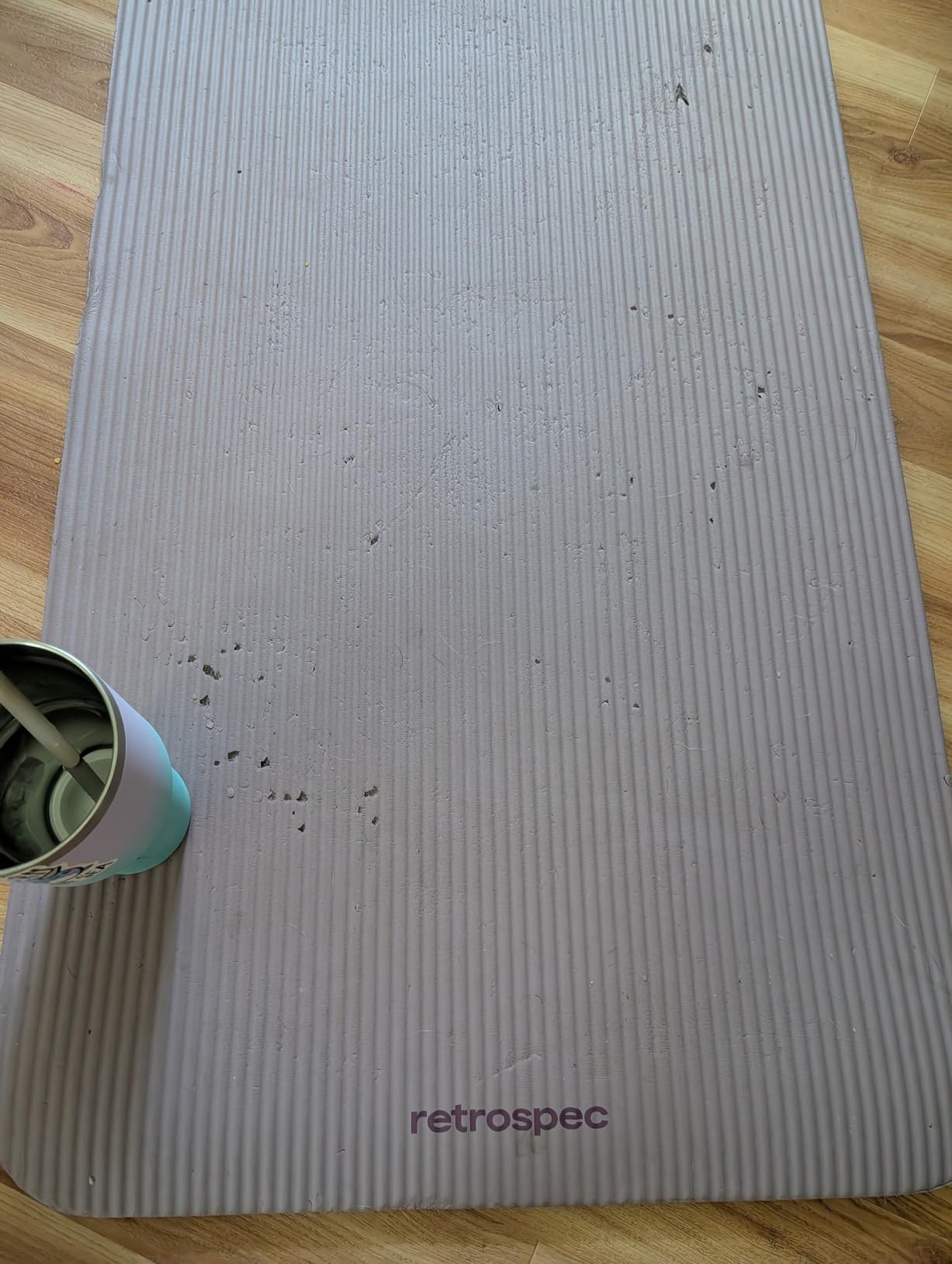 Retrospec Solana Yoga Mat Thick 1/2in Non-Slip Workout Mat with Nylon Strap - 72x24in Exercise Mat for Pilates, Stretching & Fitness - BPA Free, Easy Clean customer photo 1