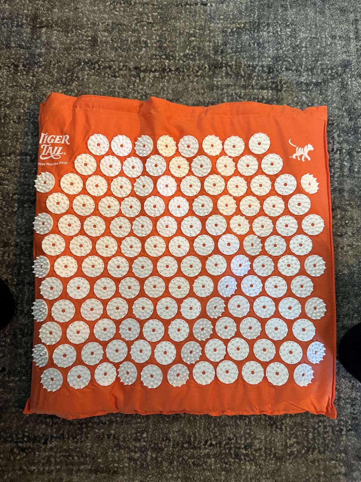 Tiger Tail Acupressure Energy Mat for Neck, Back, Shoulder, and Feet Pain Relief - Release Endorphins, Reduce Stress, Revitalize Energy Levels customer photo 2