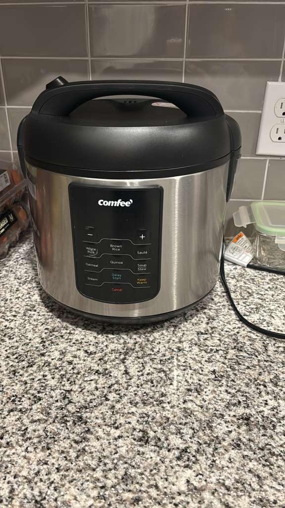 COMFEE' Rice Cooker 10 cup Uncooked/20 cup Cooked, Rice Maker, Steamer, Saute, Steamer and Warmer, 5.2 QT Large Capacity, Brown Rice, Quinoa and Oatmeal, 8 One-Touch Programs customer photo 1