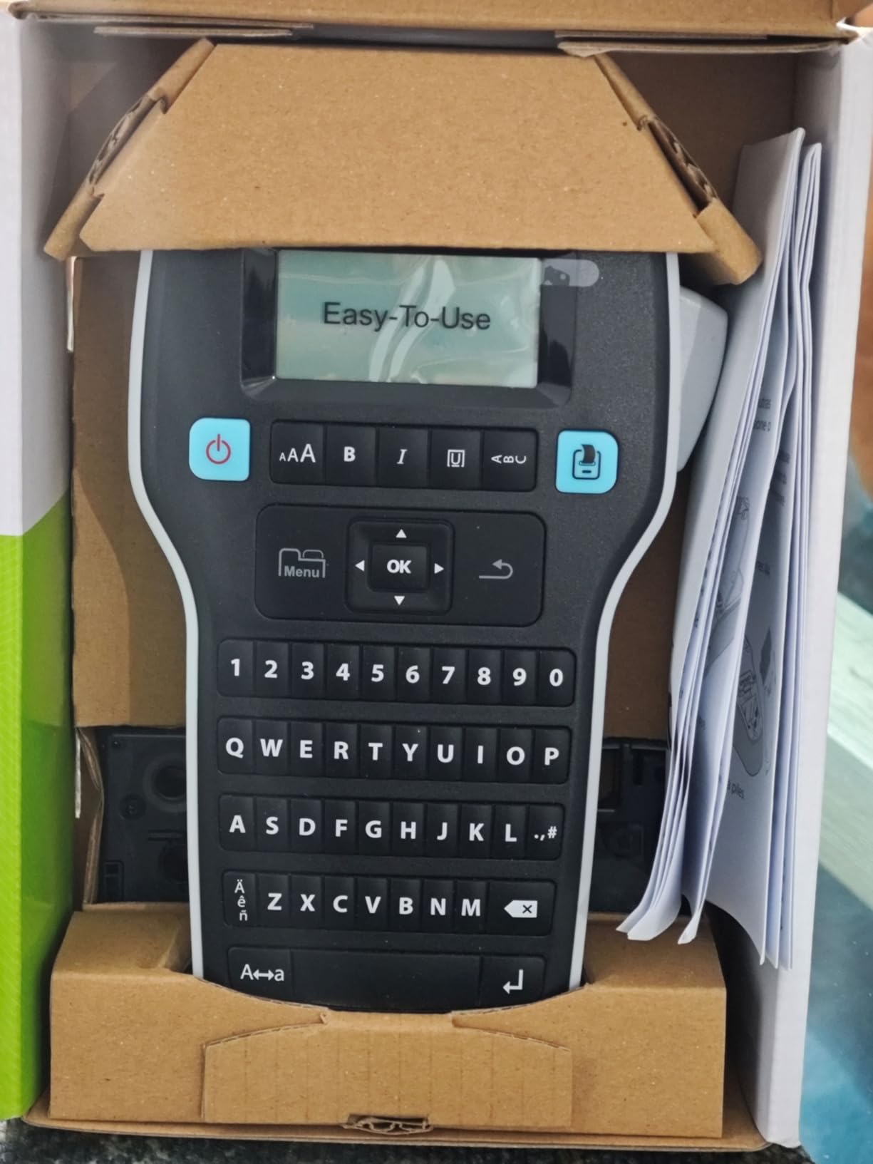 DYMO LabelManager 160 Label Maker Bundle with 3 D1 Label Cassettes, Portable Handheld, QWERTY Keyboard, One-Touch Smart Keys, Large Display, Home & Office Organization customer photo 1