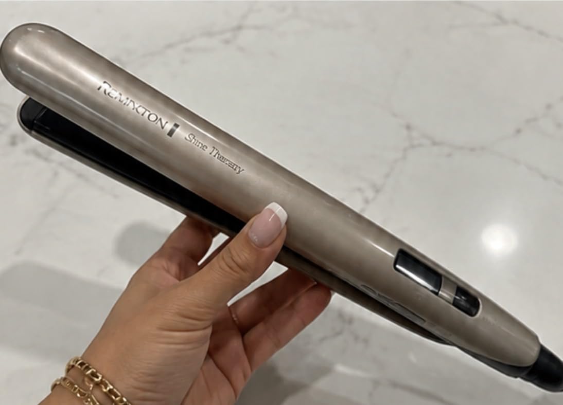 Remington Shine Therapy 1 Inch Hair Straightener, Argan Oil & Keratin customer photo 1