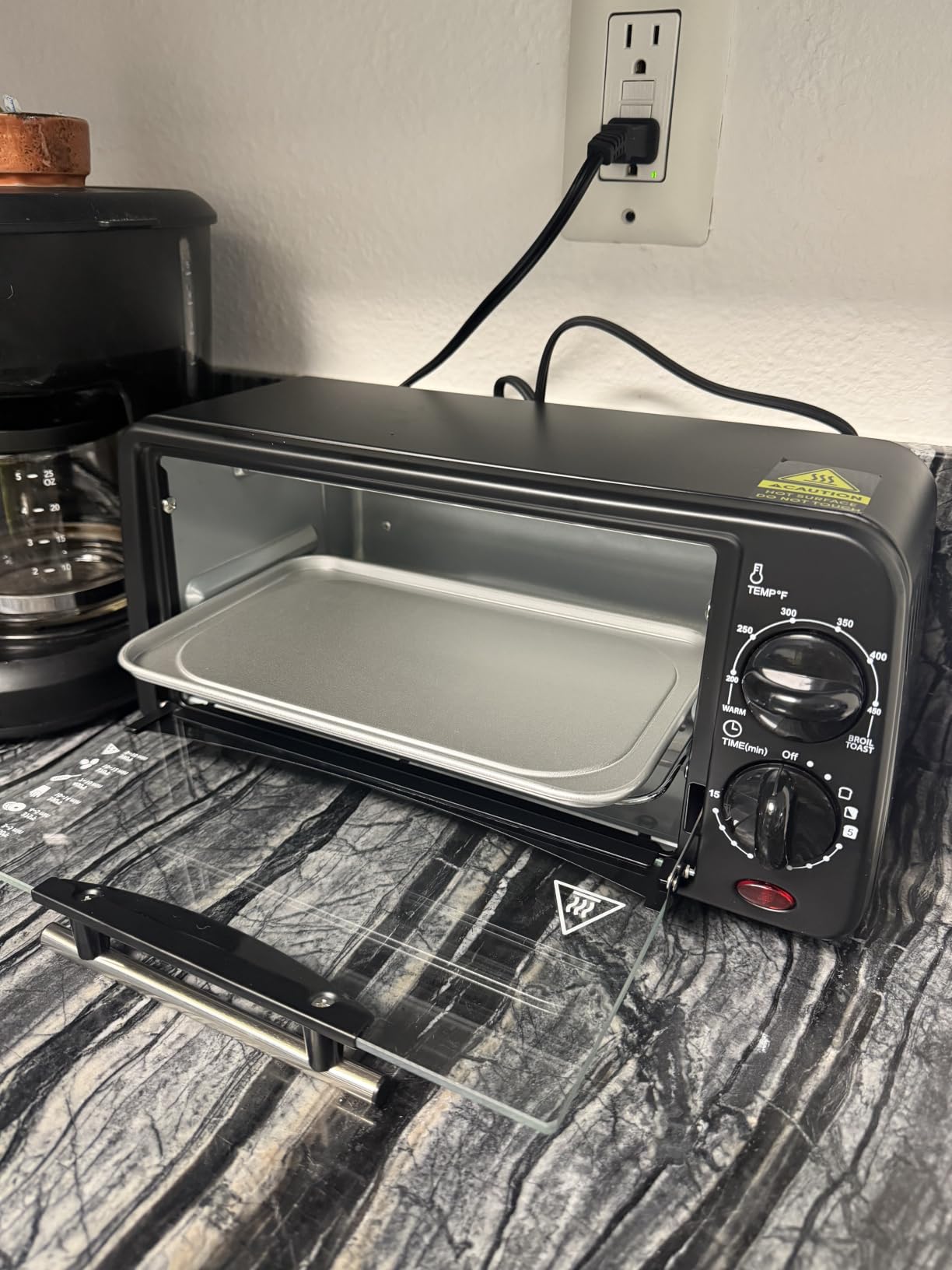 Elite Gourmet ETO236 Personal Compact 2 Slice Countertop Toaster Oven with 15 Minute Timer & Adjustable Temperature, Bake, Broil, & Toast, Black customer photo 2
