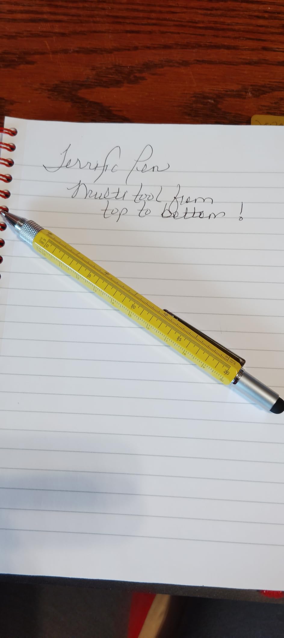 Multitool Pen - Mens Gifts Unique Useful, Cool Gadgets EDC Tools with Ruler, Level, Screwdriver, Stylus customer photo 1