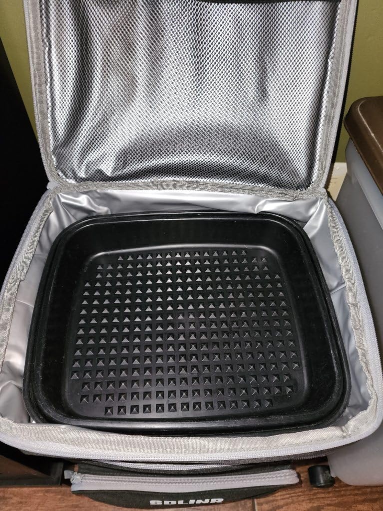 SDLINR Collapsible Cooler with Wheels, Rolling Cooler Bag for Beach Travel, Two-layer Large Capacity, Leakproof Food-grade EVA Liner, Insulated Soft Sided Rolling Coolers, Ice Chest with Wheels customer photo 2