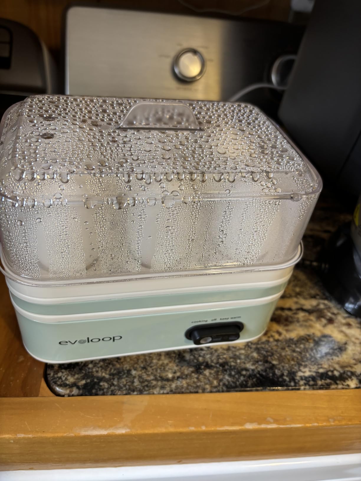 Evoloop Rapid Egg Cooker Electric 6 Eggs Capacity, Soft, Medium, Hard Boiled, Poacher, Omelet Maker Egg Poacher With Auto Shut-Off, BPA Free customer photo 2