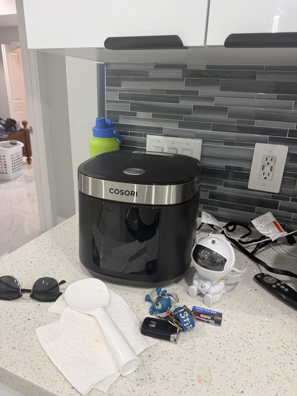 Cosori Rice Cooker 10 Cup, Ceramic Coating Inner Pot, Fuzzy Logic, 18-in-1, Stainless Steel Steamer Basket customer photo 1