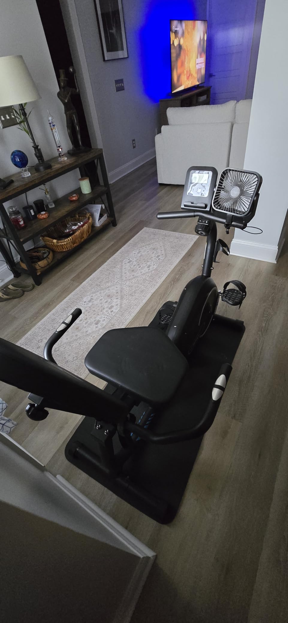 MERACH Recumbent Exercise Bikes for Home with Smart Bluetooth Equipment App customer photo 2