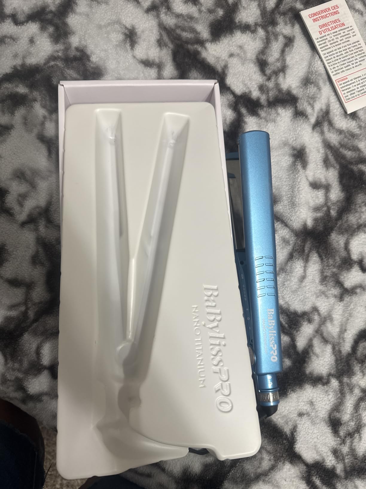 BabylissPRO Nano Titanium Specialty Ionic Hair Straightener, Professional Flat Iron For All Hair Types customer photo 1
