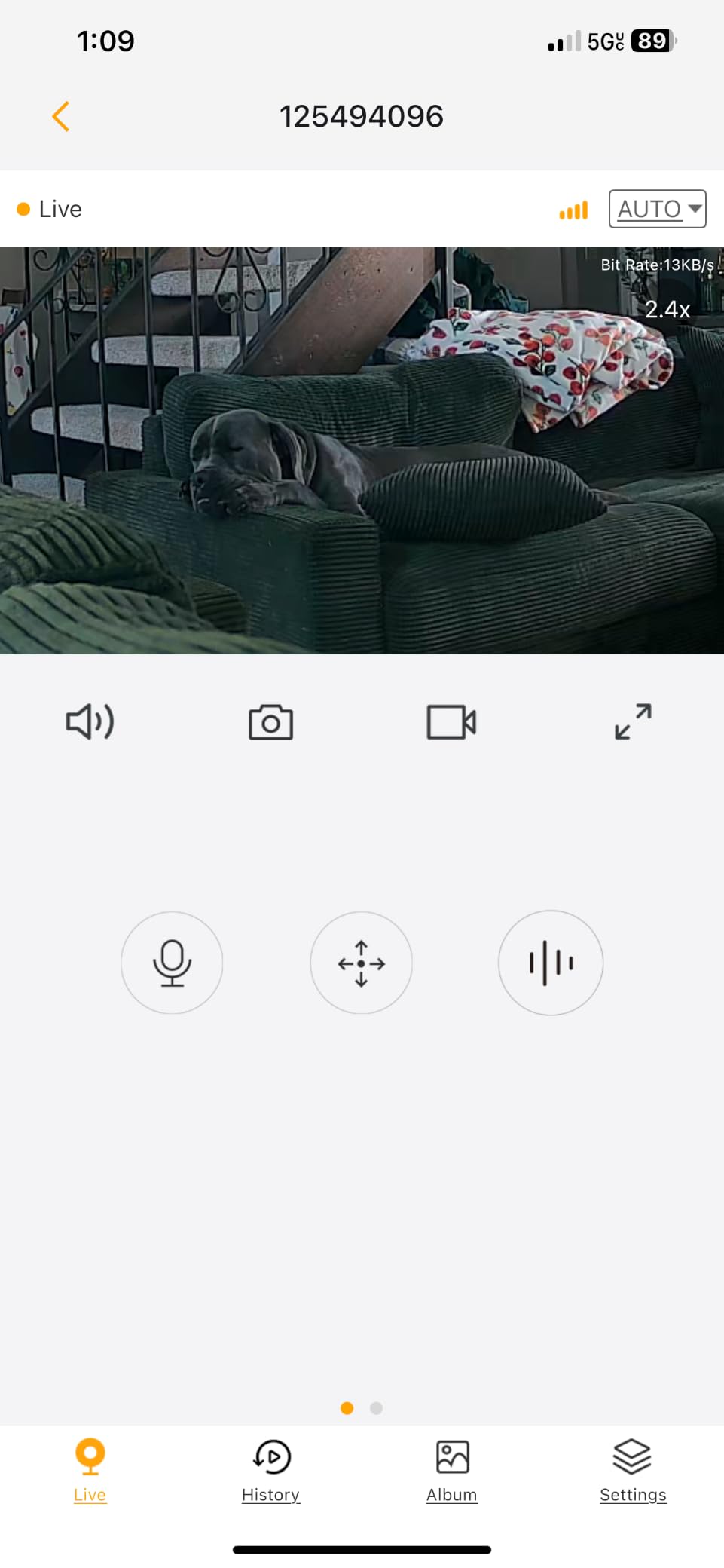 ARENTI 5G Indoor Security Camera, 4MP Pet Camera with Speaker for Dog/Cat, Baby Monitor with Phone App, Dual-Band WiFi, Auto Tracking, Super Night Vision, 2-Way Talk, Cloud & SD Card Storage(P2Q) customer photo 2
