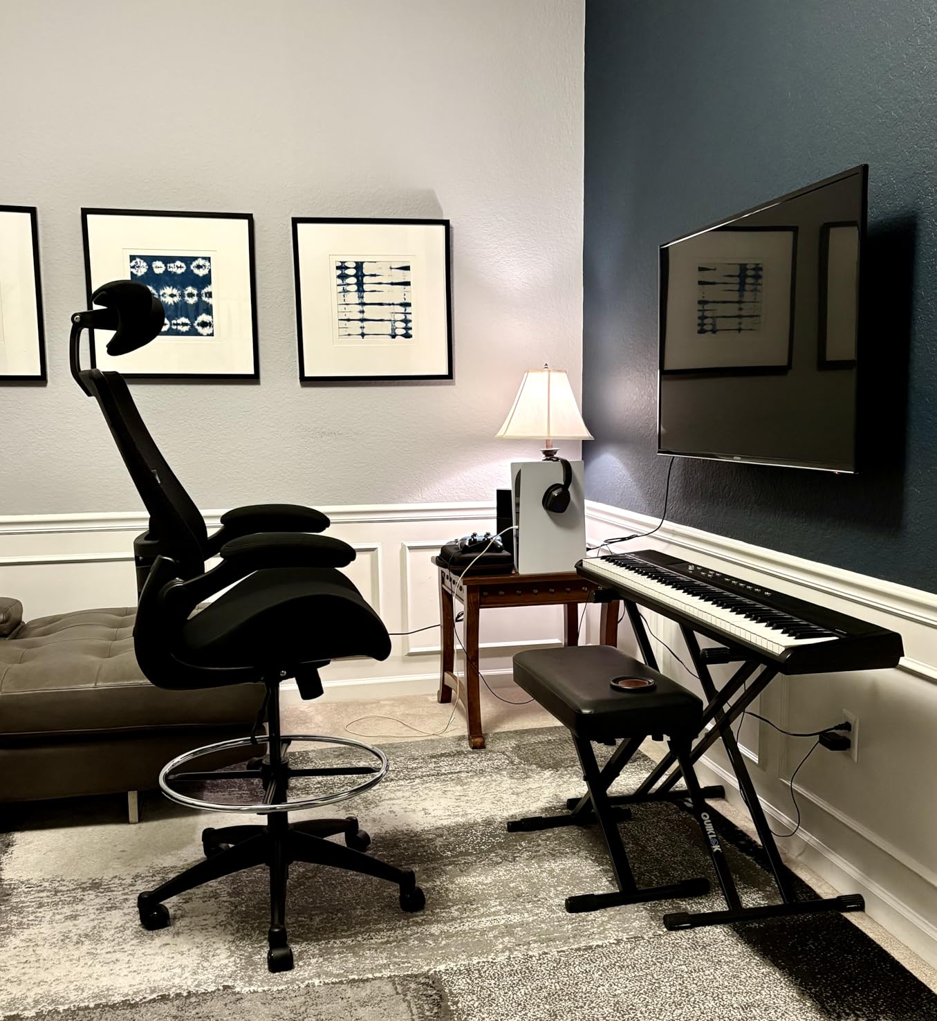 BOLISS Drafting Tall Office Chair 400lbs High Back Standing Desk Chair customer photo 2