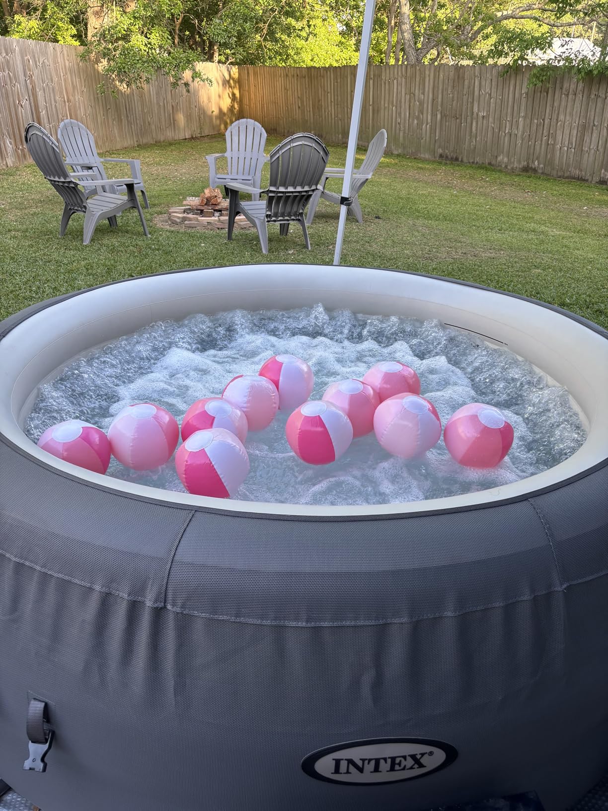 INTEX SimpleSpa 4 Person Inflatable Hot Tub, Portable Spa with 100 Jets customer photo 2