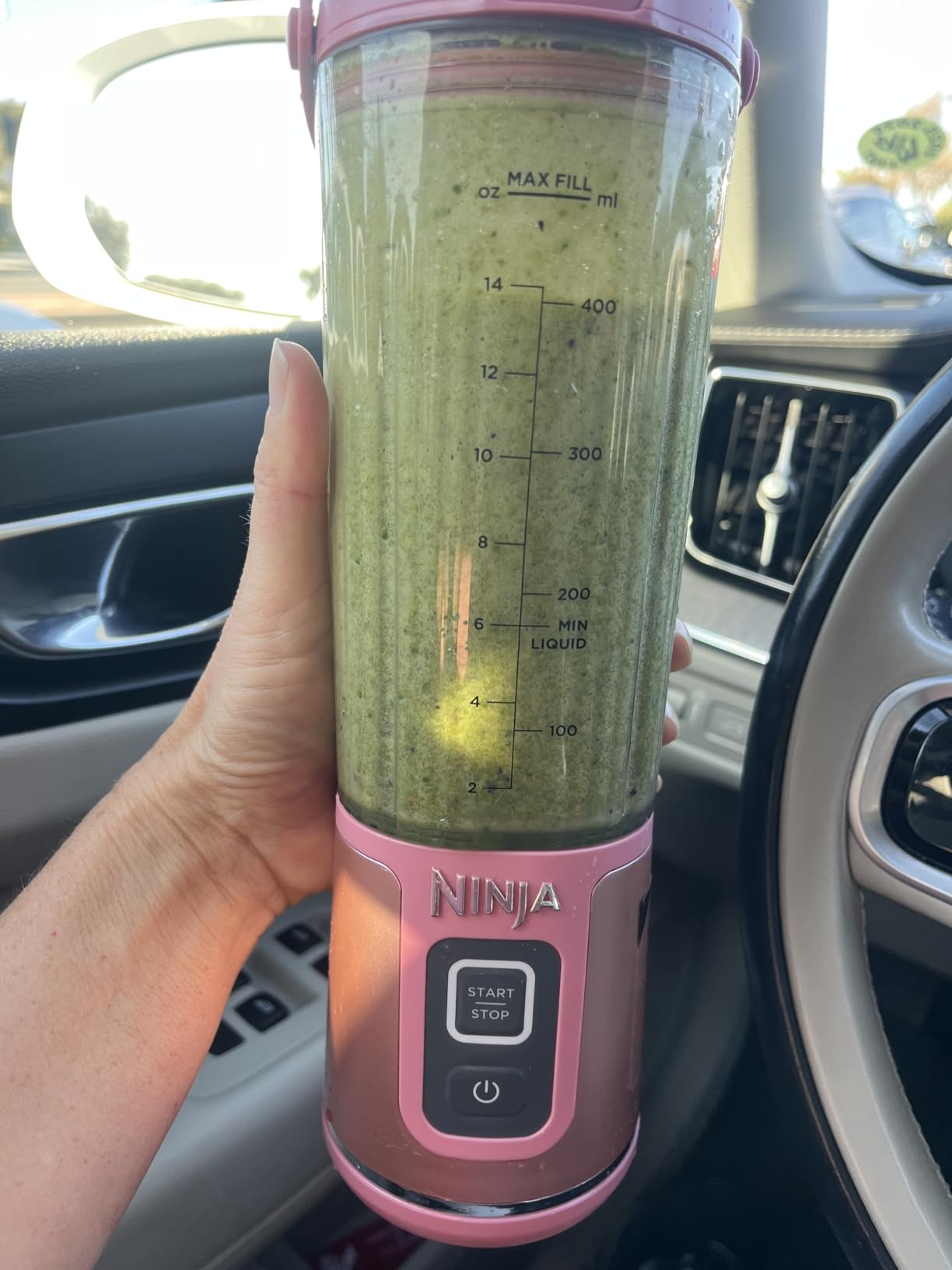 Ninja Blast Portable Blender, Cordless, 18oz Vessel, Cranberry Red, BC151CR customer photo 2